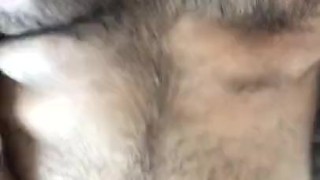 Arab boy cums big load and plays with after shower